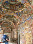 Rilsk Monastr - malovan podloub kostela