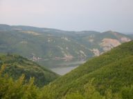 Stoupáme z Coronini do Svaté Heleny - pohled na Dunaj