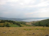 Pohled na Dunaj ze hřiště Svaté Heleny