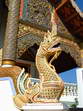 Drak u vchodu do chrmu Wat Phra Singh